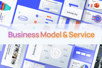 Business Model & Service PowerPoint Templat